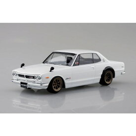 楽プラ スナップキット 1／32 ニッサン C10 スカイライン 2000GT-R カスタムホイール (ホワイト) 【16CU-WH】 (プラモデル)