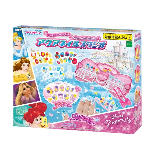 AQ-N01ディズニープリンセス アクアネイルスタジオおもちゃ こども 子供 女の子 人形遊び 6歳 シンデレラ