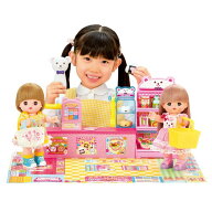 メルちゃん スキャナーでピッ！くまさんコンビニ お人形 一緒 かわいい ごっこあそび お店 買い物 おつか…