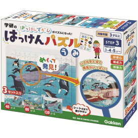 はっけんパズル(うみ)おもちゃ こども 子供 知育 勉強 3歳