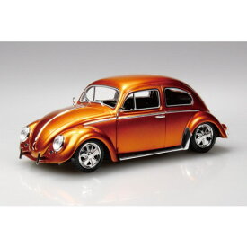 楽プラ スナップキット 1／32 フォルクスワーゲン ビートル カスタム(メタリックオレンジ) 【20CU-MO】 (プラモデル)