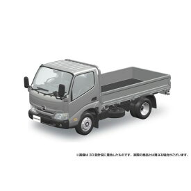 楽プラ スナップキット 1／32 日野 デュトロ 平ボデー(シルバー) 【23-SR】 (プラモデル)