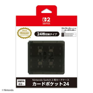 �y7/1_�|�C���g�ő�5�{ & 7/1�`3_�ő�2000�~OFF�N�[�|���zNintendo Switch 2 �p�J�[�h�P�[�X �J�[�h�|�P�b�g24 �u���b�N