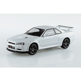 楽プラ スナップキット 1／32 ニッサン R34 スカイライン GT-R(ホワイト) 【No.12-WH】 (プラモデル)