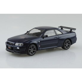 楽プラ スナップキット 1／32 ニッサン R34 スカイライン GT-R(ミッドナイトパープル) 【No.12-MP】 (プラモデル)