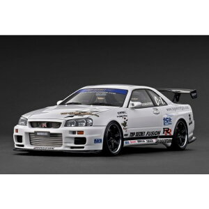 �y6/4 20���`�|�C���g5�{��6/5�E10��1000�~OFF�N�[�|���I�zignition model 1�^18 TOP SECRET 34GT-R (BNR34) White (1�^18 Scale) �yIG3849�z (�~�j�J�[)