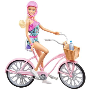 バービー ピンクの自転車とゴージャスなプールハウスのドールセット 価格 Com