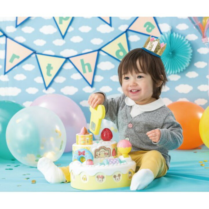 ディズニー はじめて英語 おしゃべりいっぱい ミッキーフレンズ パーティーケーキ