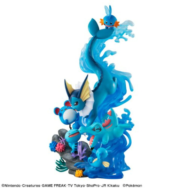 楽天市場 G E M Exシリーズ ポケットモンスター みずタイプ Dive To Blueフィギュア ポケモン ハピネット オンライン