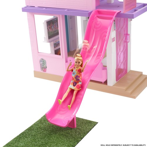 バービー ドリームハウス ライトとサウンドでたのしむ プールとエレベーターつきのおうちおもちゃ こども 子供 女の子 人形遊び ハウス 3歳 |  ハピネット・オンライン
