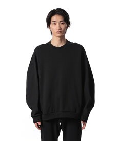 ATTACHMENT アタッチメント CO/PE DOUBLE KNIT SWEAT SHIRT CO/PE ダブル ニット スウェット シャツ ブラック(930) X.グレー(929) オフホワイト(850)