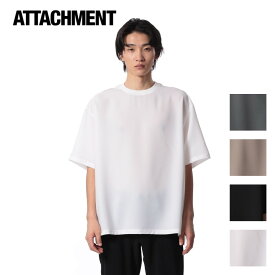 ATTACHMENT アタッチメント PE CONPACT TWILL S/S TEE PE コンパクト ツイル S/S TEE ブラック(930) グレー(920) ホワイト(900) ベージュ(820)