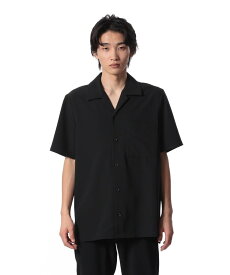 ATTACHMENT アタッチメント PE CONPACT TWILL SLIM FIT OPEN COLLAR S/S SHIRT PE コンパクト ツイル スリム フィット オープン カラー S/S シャツ ブラック(930) グレー(920) ベージュ(820)