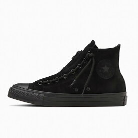 【お買い物マラソン限定！ポイント5倍&限定クーポン配布中】【セール20%OFF】CONVERSE コンバース スエード SUEDE ALL STAR CENTERZIP HI スニーカー シューズ ブラック 31310140