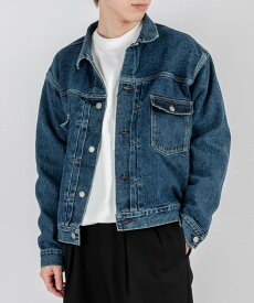 【お買い物マラソン限定！ポイント5倍&限定クーポン配布中】LENO リノ PATRICIA BIG TRUCKER JACKET パトリシア ビッグ トラッカージャケット エイジドインディゴ