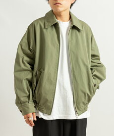 【お買い物マラソン限定！ポイント5倍&限定クーポン配布中】MARKAWARE マーカウェア WIDE SPORTS JACKET - ORGANIC GIZA GABARDINE スポーツマン ジャケット オーガニック ギザ ギャバジン ブラック モカ モスグリーン メンズ