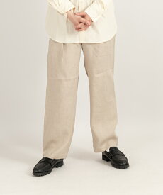 MARKAWARE マーカウェア CLASSIC FIT EASY PANTS - HEMP SHIRTING クラシック フィット イージー パンツ ヘンプ シャーティング メンズ パンツ ズボン スラックス イージーパンツ 春 夏 ブラック トープ