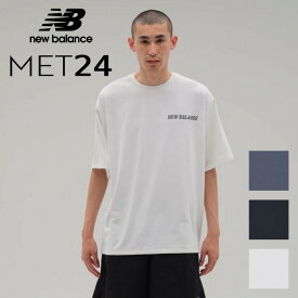 【スーパーセール限定特別価格！セール10%OFF】new balance ニューバランス MET24 Reflection NB Logo Tee リフレクション NB ロゴ ティー メンズ Tシャツ カットソー ロゴTシャツ 吸水 速乾 スポーツ 半袖Tシャツ 春 夏 ブラック グレー ブルー ホワイト