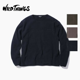 【お買い物マラソン限定！ポイント5倍&限定クーポン配布中】WILD THINGS ワイルドシングス 】ポーラーテック クルー POLARTEC CREW WT22115KY フリース CATEGORY トップス カットソー 長袖カットソー