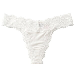 【最大2000円OFFクーポン配布中】シルクスムース レース付き タンガ 日本製 レディース 大人可愛い オフホワイト白 ベージュ ピンク