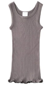 【最大2000円OFFクーポン配布中】◇廃盤30％OFF！シルクコットン タンクトップ ベビー キッズ肌着 ピンク グリーン ボーダー ネイビーグレー 70cm 80cm 90cm 100cm