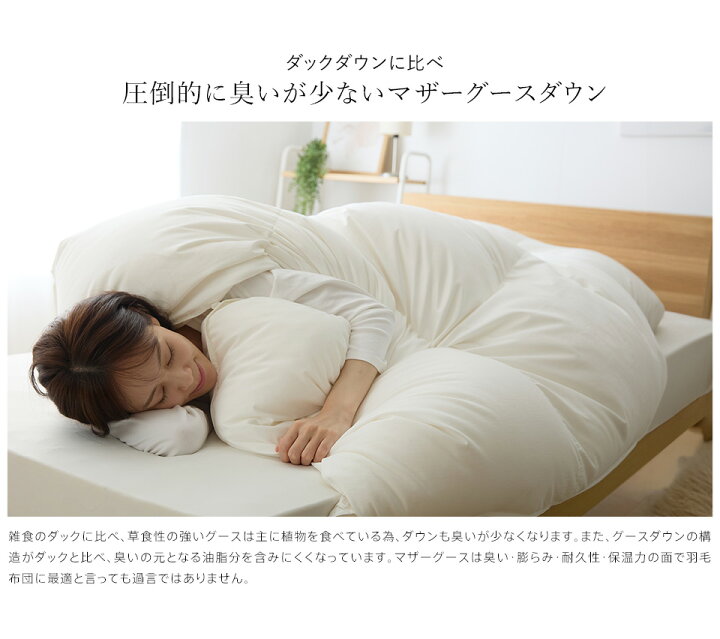 楽天市場】【5/1限定クーポンで11%OFF】羽毛布団 二層式 ポーランド産  