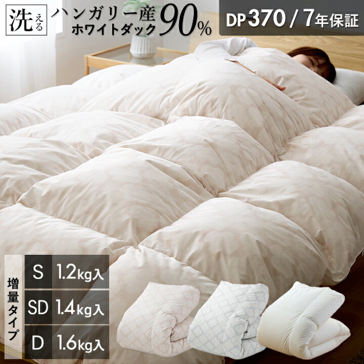 楽天市場】【期間限定エントリーでP10倍】羽毛布団 ハンガリーホワイト 