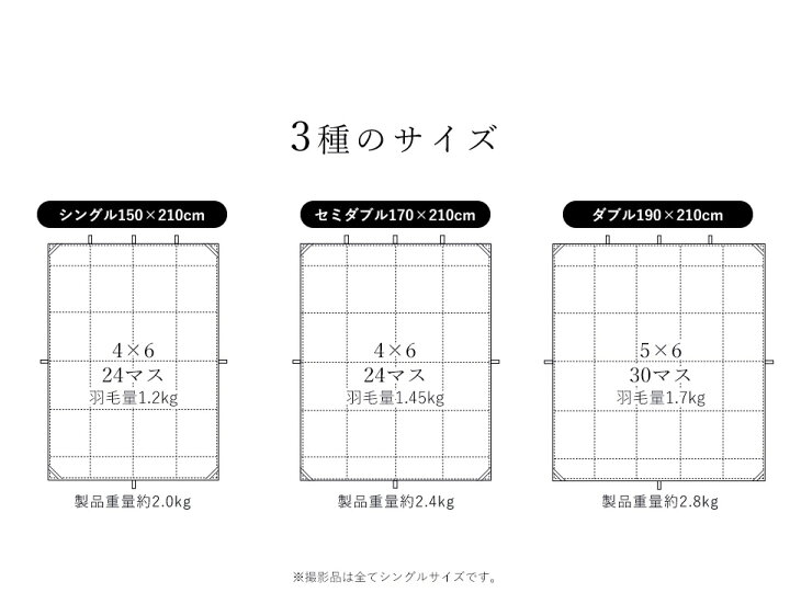 楽天市場】【期間限定エントリーでP10倍】羽毛布団 ロマンス小杉 衿元 