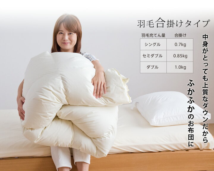 楽天市場】【4/1限定クーポンで11%OFF&エントリーでP10倍】西川 羽毛合 