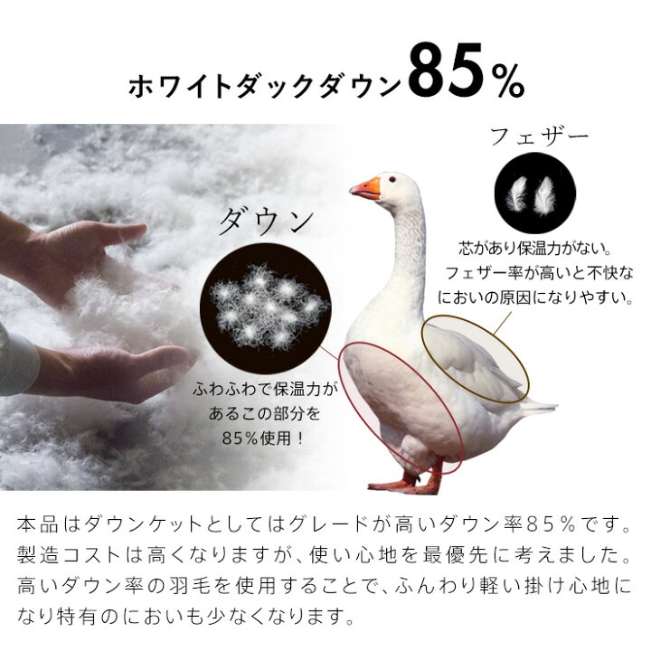 楽天市場】【2枚組 1枚あたり7,495円】羽毛肌掛け布団 ダウンケット  