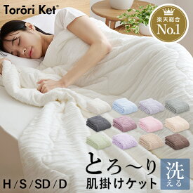 洗える肌掛け布団 とろ〜りケット シングル とろける 柔らか 春用 夏用 秋用 ダウンケット 羽毛肌掛け布団 をご検討の方にも 肌掛け マシュマロ 肌布団 レーヨンケット ウォッシャブル キルトケット とろーりケット 父の日 ギフト