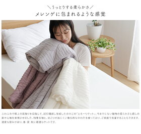 【2枚組】洗える肌掛け布団とろ〜りケットシングル