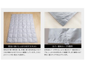 【2枚組】西川羽毛肌掛け布団洗えるダウンケットホワイトダウン50%昭和西川