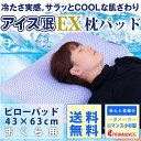 アイス眠EX ピローパッド 43×63cm 夏用 ひんやり 枕パット 涼感 冷感 枕カバー アイスミン ロマンス小杉 ランキングお取り寄せ