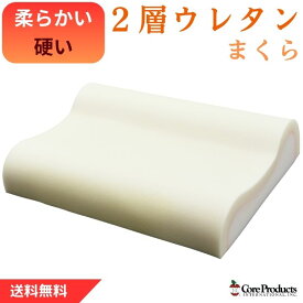 メモリーピロー 191 まくら 低反発 高反発 2層のウレタン 枕 頸椎カーブ ストレートネック アメリカ製 首こり 肩こり 五十肩 二層
