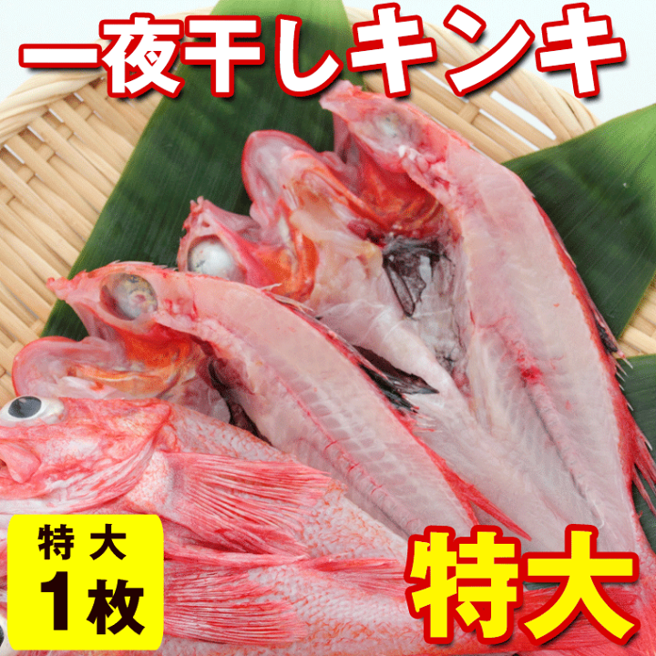 楽天市場 キンキ きんき 魚 一夜干し 開き干し キンキの一夜干し 特大 1枚入 500g前後 ロシア産きんき Rcp 函館えさん昆布の会