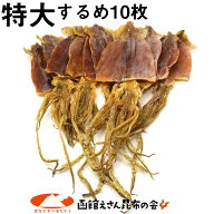 するめ 送料無料 特大サイズ×10枚入 約500〜550g (R) 本場 函館するめ するめいか 国産 無添加 するめ …