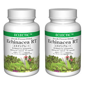 【P10倍】エキナシア RT 根 FFD 360mg 90カプセル 2個セット フレッシュアップグレード規格 ハーブサプリメント ECLECTIC エクレクティック
