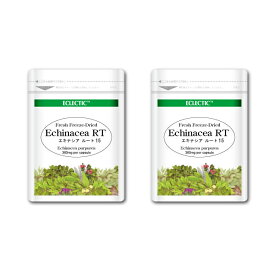 【P10倍】エキナシア RT 根 FFD 360mg 15カプセル Ecoパック 2個セット フレッシュアップグレード規格 ハーブサプリメント ECLECTIC エクレクティック