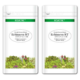 【P10倍】エキナシア RT 根 FFD 360mg 90カプセル Ecoパック 2個セット フレッシュアップグレード規格 ハーブサプリメント ECLECTIC エクレクティック