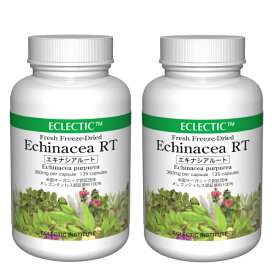 【P10倍】エキナシア RT 根 FFD 360mg 135カプセル 2個セット フレッシュアップグレード規格 ハーブサプリメント ECLECTIC エクレクティック