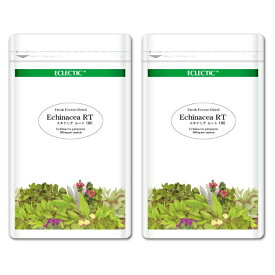 【P10倍】エキナシア RT 根 FFD 360mg 180カプセル Ecoパック 2個セット フレッシュアップグレード規格 ハーブサプリメント ECLECTIC エクレクティック
