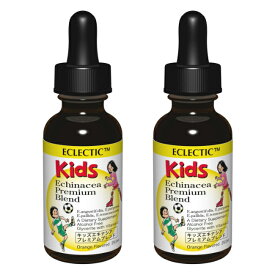 キッズ用 エキナシア プレミアムブレンド チンキ 液体 1オンス 29.5ml 2個セット ECLECTIC Kids エクレクティック キッズ ハーブサプリメント