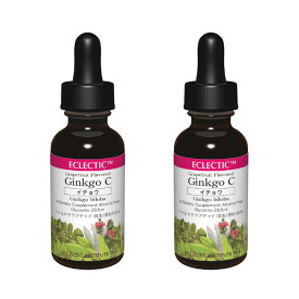 【15％P還元】 イチョウ ギンコ チンキ 液体 1オンス 29.5ml 2個セット ハーブサプリメント ECLECTIC エクレクティック