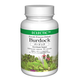 【15％P還元】 バードック ゴボウ FFD 500mg 90カプセル フレッシュアップグレード規格 ハーブサプリメント ECLECTIC エクレクティック
