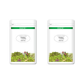 イチョウ ギンコ FFD 500mg 180カプセル Ecoパック 2個セット フレッシュアップグレード規格 ハーブサプリメント ECLECTIC エクレクティック