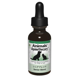 【15％P還元】 シニアブレンド 1オンス 29.5ml Animals' Apawthecary アニマルズアパスキャリー ペット用ハーブサプリメント