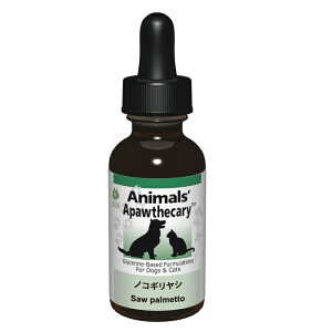 ノコギリヤシ 1オンス 29.5ml Animals' Apawthecary アニマルズアパスキャリー ペット用ハーブサプリメント