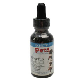 【15％P還元】 ローズヒップ チンキ 液体 1オンス 29.5ml ペット用ハーブサプリメント ECLECTIC for Pets エクレクティック