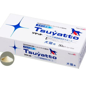 ツヤット 乳酸菌フェカリスFK-23含有 ソフト顆粒 30g 1.0g×30包 ペット用 乳酸菌サプリメント ニチニチ製薬